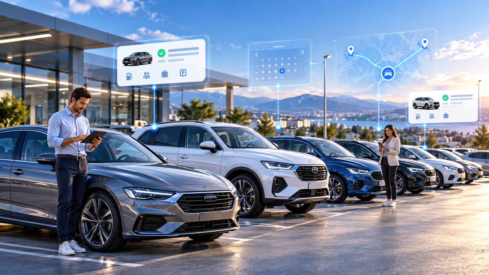 Fleet manager using fleet software
